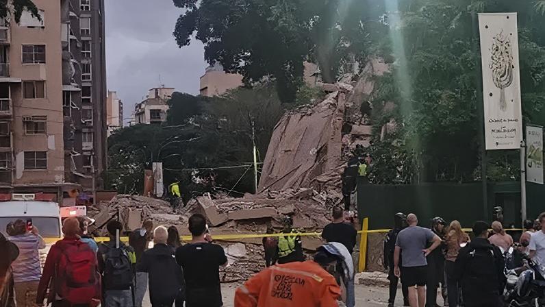 Cenas de destruição captada por brasileiro na Venezuela