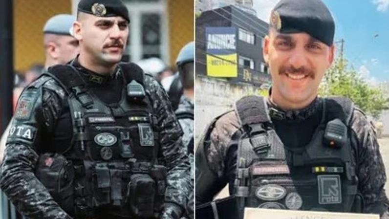 Tenente saía de uma academia, quando foi surpreendido por dois rapazes em uma moto