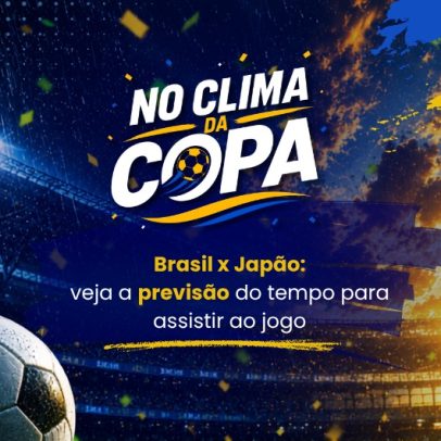 Brasil x Japão: previsão do tempo para o jogo desta segunda-feira