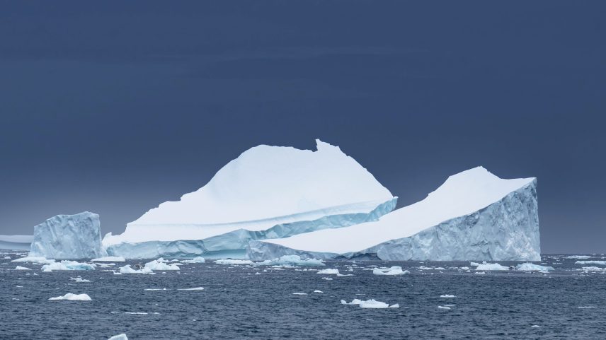 ANTARCTICA MARCH 7 A view of Shoesmith Glacier which is shrinking by 3 centimeters per day as Turkish scientists from...