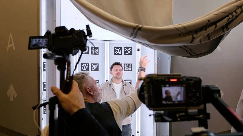 Image may contain Adult Person Electronics Camera Video Camera and Photoshoot