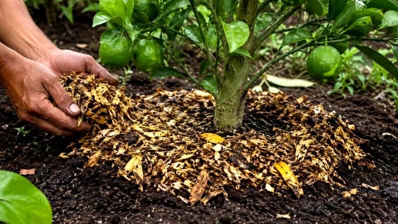 Casca de banana pode otimizar frutificação de limoeiros com manejo adequado