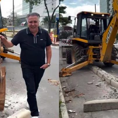 Prefeitura de BH inicia desmanche da ciclovia da Avenida Afonso Pena