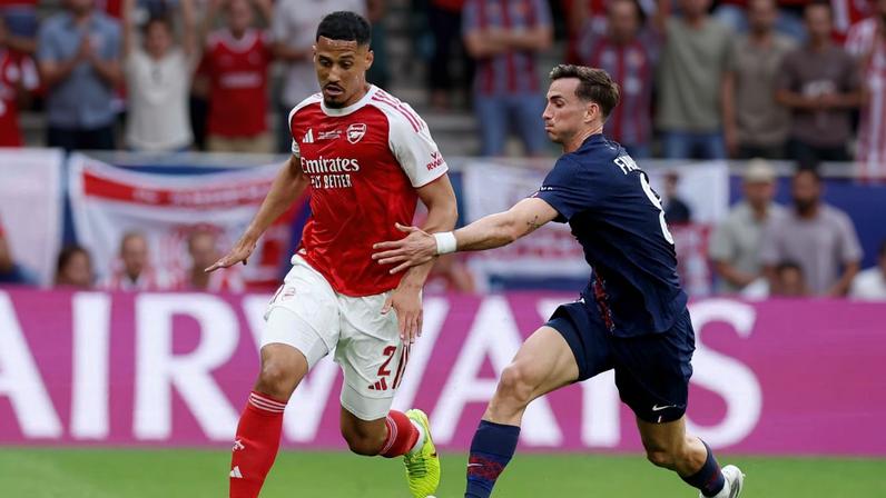 William Saliba pode ser um importante desfalque para a seleção da França