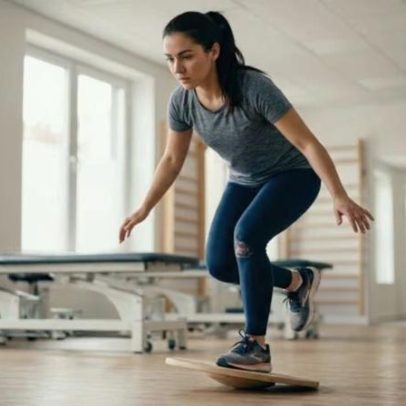 Hidroterapia ajuda, mas o exercício ideal para confiança após ligamentos