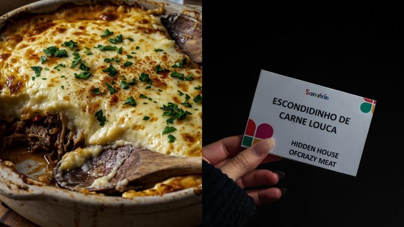 Escondidinho de carne louca ganha tradução inusitada e viraliza nas redes sociais