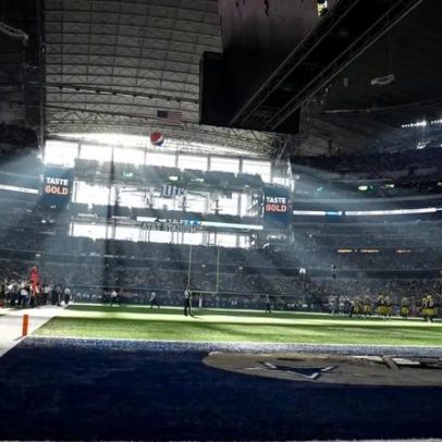 Estádios da NFL se preparam para a Copa do Mundo com adaptações, cortinas instaladas