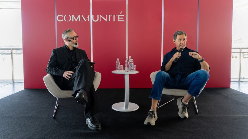 Nick Blunden, president of The Business of Fashion and Cem Boyner, chairman and CEO of Boyner Group.