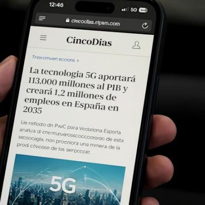 Conexões globais de telefonia móvel 5G ultrapassam 3 bilhões