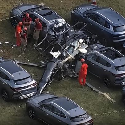 Helicópteros que colidiram no Rio não tinham autorização para táxi-aéreo