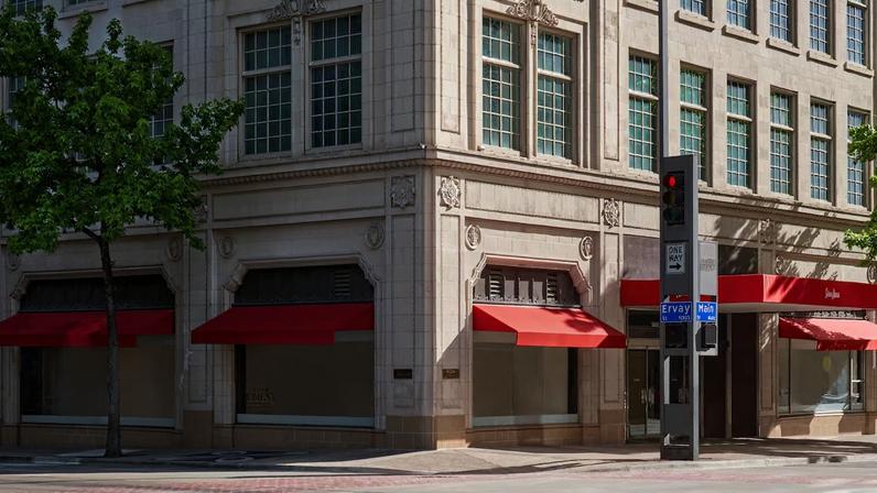 The downtown Dallas Neiman Marcus flagship, which opened in 1907, is the last department store of its era.