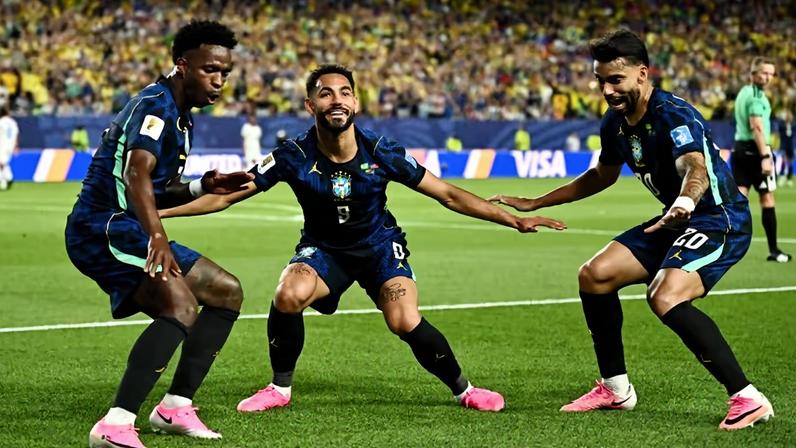 Matheus Cunha, com dois gols, se destacou na vitória do Brasil sobre o Haiti