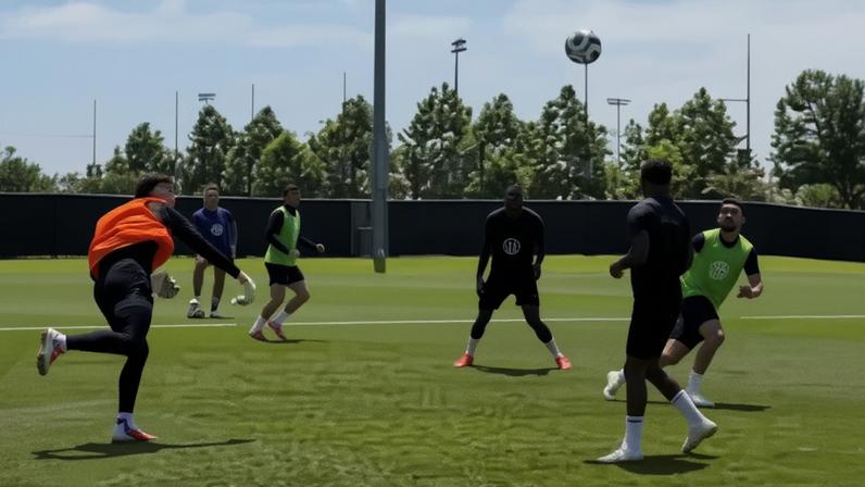 Confira o faro de gol e a eficiência dos jogadores da seleção americana na atividade técnica de finalização.