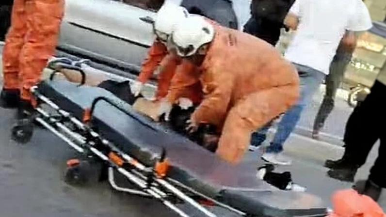 Ladrão foi baleado durante a ação e levado para hospital em estado grave