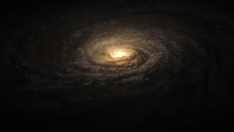 Hubble registra galáxia em transformação durante viagem pelo Aglomerado de Virgem