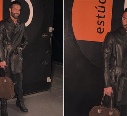 Sergio Marone posa em frente ao estúdio de Amor em Ruínas; fã cita "Energia do Amit"