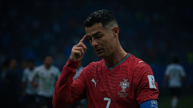 Cristiano Ronaldo pouco fez contra a RD Congo na estreia de Portugal na Copa do Mundo.
