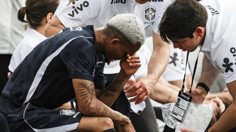 Wesley se pronuncia após corte da Copa: ‘Não é o fim do sonho, apenas um capítulo da minha história’. Foto: Reprodução/Instagram @wesleyfranca03_