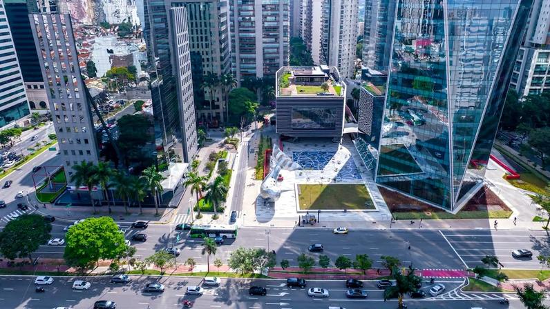Birmann 32, conhecido como o “prédio da baleia”: maior parte do bloco deixado pelo Master já está ocupada, segundo executiva da JLL.