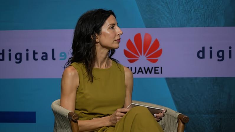 La vicepresidenta de Huawei España, Carmen González Gens, en su intervención en el DigitalES Summit.