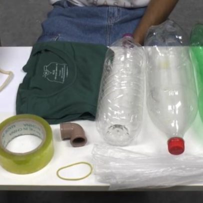 Kit de materiais reciclados ensina crianças a agir em paradas cardíacas