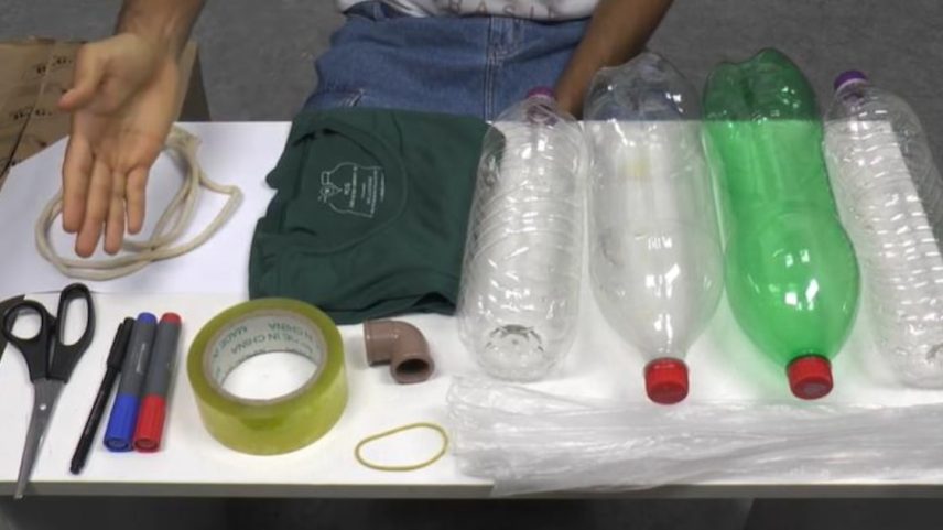 Kit com materiais reciclados ajuda a ensinar às crianças como agir diante de paradas cardíacas
