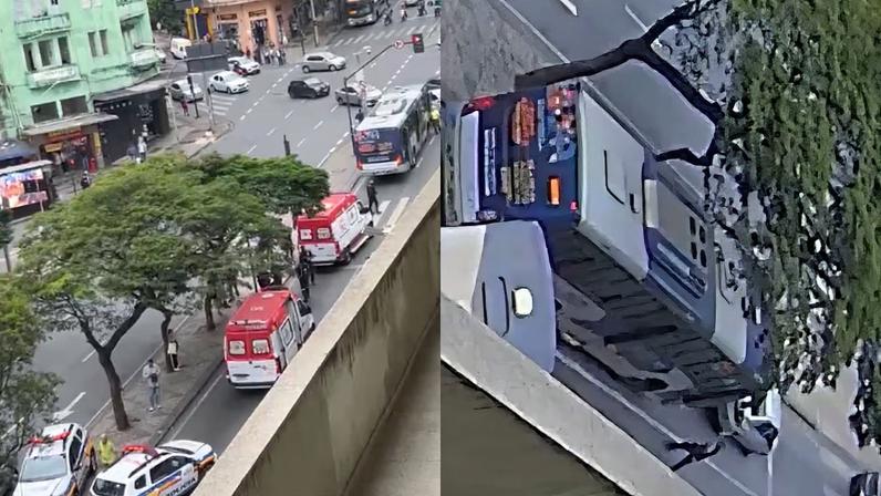 Idoso foi atingido por ônibus enquanto atravessava a rua