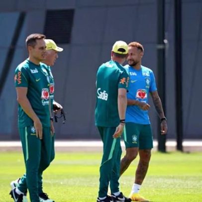 Neymar completa treino e se aproxima da estreia na Copa do Mundo