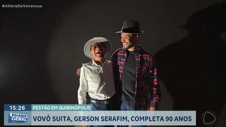 Gerson Serafim, avô de Andressa Suita, completa 90 anos em Quirinópolis