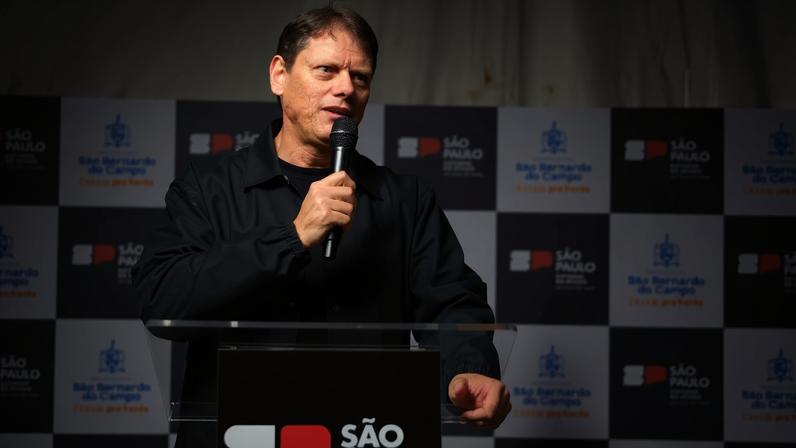 Tarcísio de Freitas, governador de São Paulo e pré-candidato à reeleição