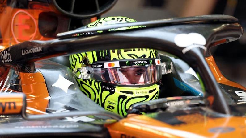 Lando Norris liderou o 2º treino livre do GP de Barcelona.