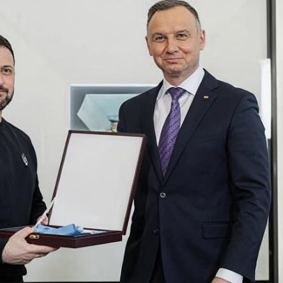 Zelenski perde maior honra polonesa por nome de unidade da Segunda Guerra Mundial