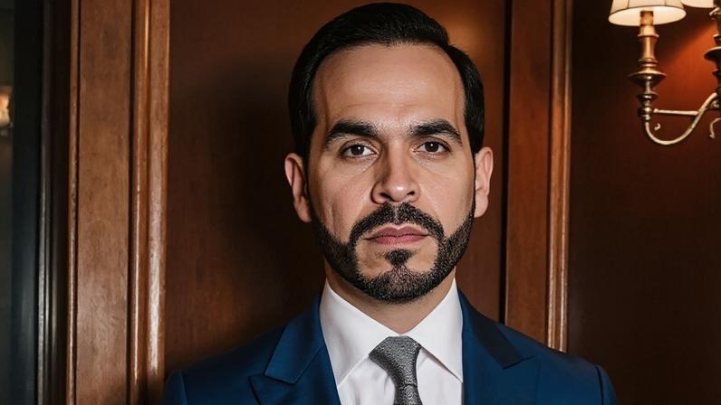 Na imagem, o candidato Abelardo de la Espriella.