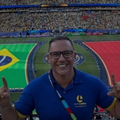 Repórter da Globo recebe elogio ao vivo de Cazé na Copa: monstro