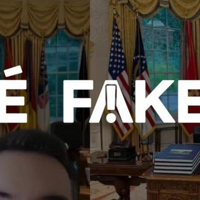 Foto de Flávio Bolsonaro com Trump é real, não foi souvenir da Casa Branca