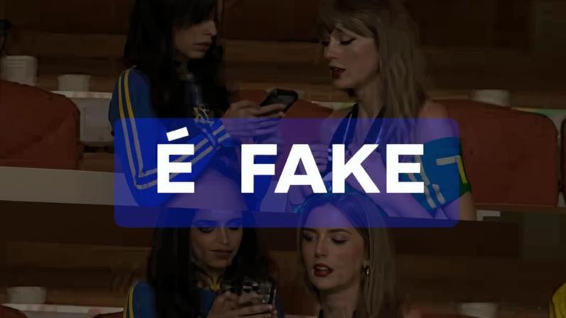 Foto de Camila Cabello ao lado de Taylor Swift é montagem — Foto: g1