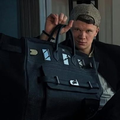 Erling Haaland tem coleção de bolsas de luxo avaliada em mais de R$ 4 milhões