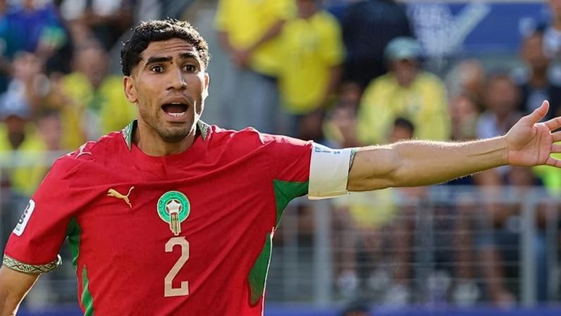 Achraf Hakimi, capitão do Marrocos