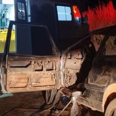 Acidente na BR-251, em Francisco Sá, deixa motorista gravemente ferido