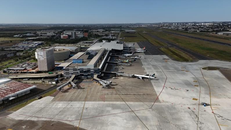 Aeroporto de Porto Alegre ficou fechado por 171 dias após desastre climático. (Foto: Divulgação/Fraport Brasil)