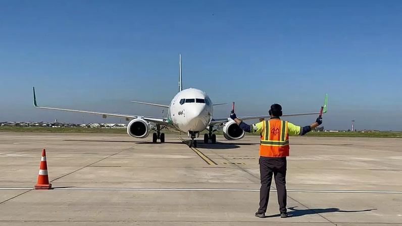 Aeroporto Internacional de Kirkuk, Iraque, em 1º de maio de 2026.