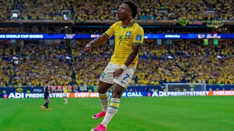Vini Jr. é o grande destaque do Brasil até agora