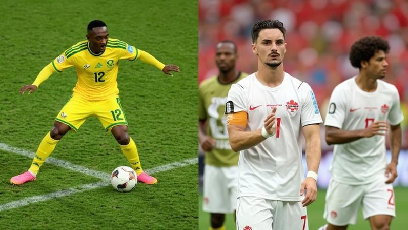 Montagem com fotos da África do Sul e Canadá - Metrópoles