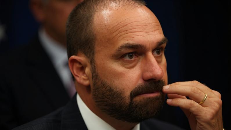 O ex-deputado Eduardo Bolsonaro — Foto: Wilton Junior/Estadão Conteúdo