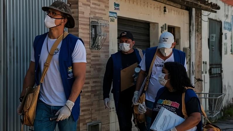 Agentes de saúde em Maceió
