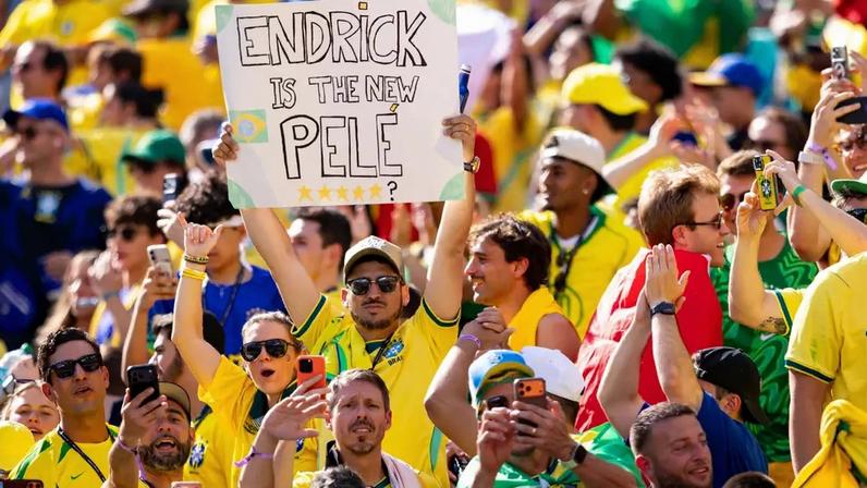 Torcedor afirma que Endrick é o novo Pelé