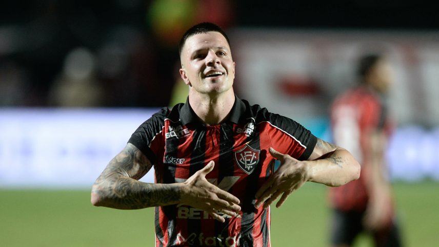 Renato Kayser foi um dos artilheiros da Copa do Nordeste de 2026 — Foto: Jhony Pinho/AGIF