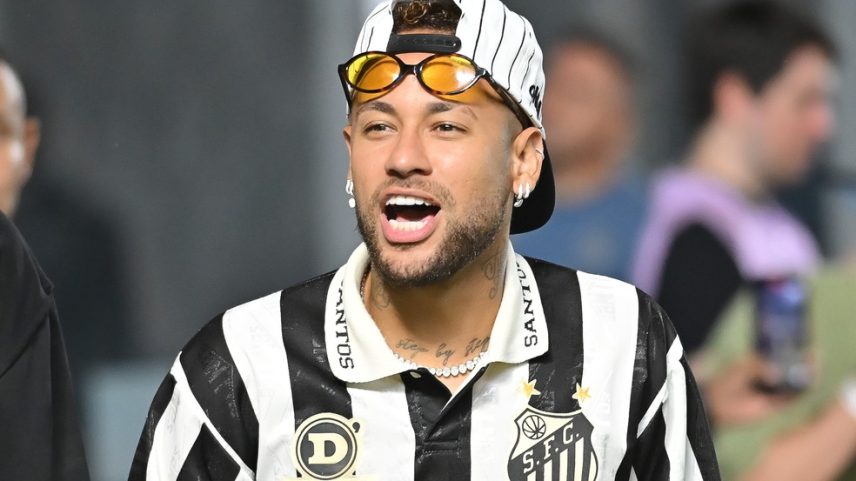 Neymar em Santos x Deportivo Cuenca — Foto: Jota Erre/AGIF