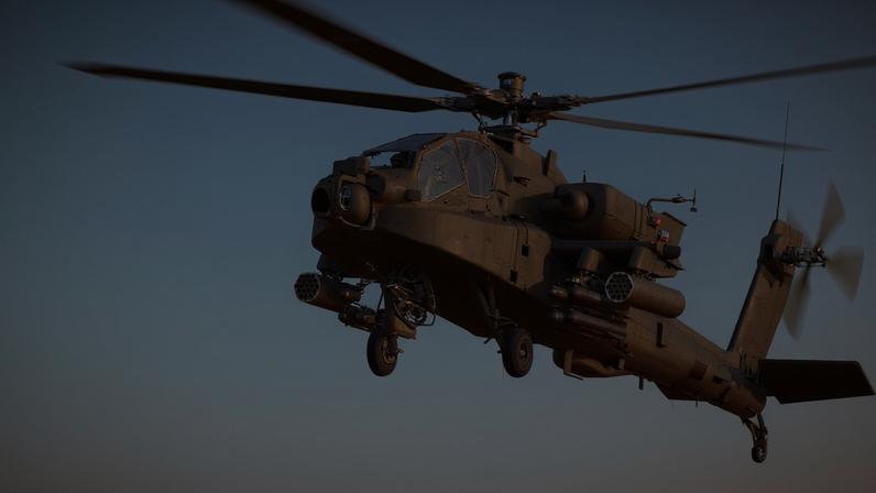 Helicóptero Apache modelo AH-64, o mesmo que caiu perto do Estreito de Ormuz — Foto: Divulgação / Boeing