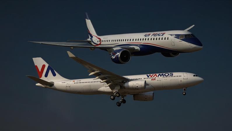 Air Peace e Wamos foram autorizadas pela Anac